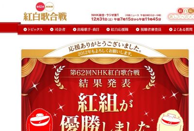第62回紅白歌合戦